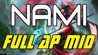 LoL  Nami FULL AP MID  Build amp Tuto Complet FR [upl. by Sparke]