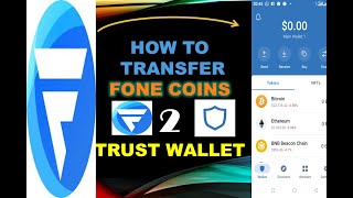 How to Create FONE withdrawal Link and Transfer to Trust Wallet [upl. by Ashlie]