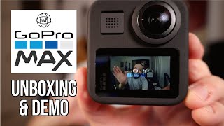 GoPro Max 360 Camera Unboxing amp Demo with Test Footage [upl. by Ydna]