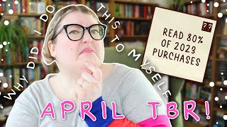 I CAN TOTALLY READ 4000 PAGES 🤯  APRIL TBR  Literary Diversions [upl. by Appolonia]