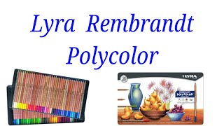 Matite colorate professionali  Lyra rembrandt Polycolor recensione [upl. by Ardnaskela]