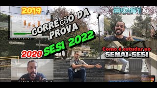 Prova Sesi 2022  Matemática e Ciências Correção [upl. by Truk]