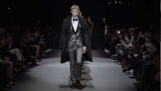 Gucci Mens FallWinter 201314 Runway Show [upl. by Adey]