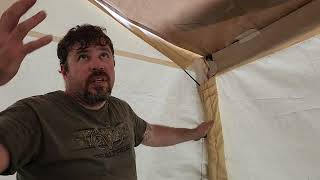 cheap easy fix for portable shed roof harbor freight [upl. by Stets]