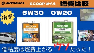 【検証】0w20と5w30のオイルで燃費はどう変わるの？ [upl. by Attelrahs]