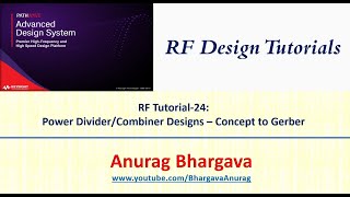 RF Design24 Power DividerCombiner Design  Concept to Gerber [upl. by Oner68]