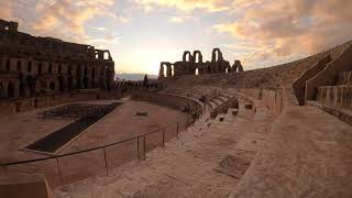 🇹🇳 Amphitheatre Of El Jem 🇹🇳 The Largest Colosseum In North Africa Timelapse 4K [upl. by Noram]