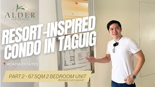 Alder Residences by DMCI Homes Condo Tour Part 2 67sqm 2 Bedroom Unit  Vanjoe Santos [upl. by Nnahaid]