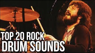 TOP 20 GREATEST DRUM SOUNDS OF ALL TIME [upl. by Allicserp]