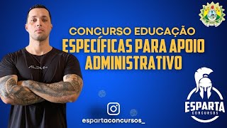 Tudo sobre Rotinas Administrativas e Escritório  Concurso da Educação  Apoio Administrativo [upl. by Fiske]