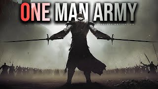 THIS SONG is for all of you FIGHTING BATTLES ALONE Official Lyric Video  ONE MAN ARMY [upl. by Une]