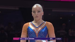 Sanne Wevers verovert brons met NL team – EK turnen 2018 – brug [upl. by Arenahs351]