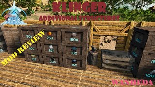 Ark Ascended Mod Review Klinger Additional Structures [upl. by Gertrudis]