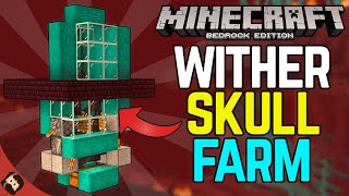 Wither Skull Farm For Minecraft Bedrock 120 [upl. by Utica]