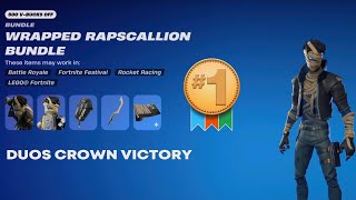 Fortnite Wrapped Rapscallion Duos Crown Victory [upl. by Eelyk]