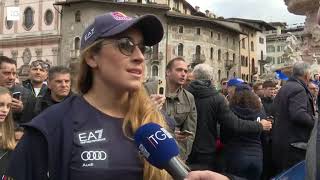 Goggia Brignone e Wierer al festival dello sport [upl. by Elletsirk72]