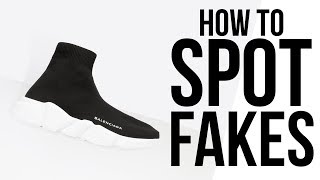 HOW TO SPOT FAKE BALENCIAGA SPEED TRAINERS REAL VS FAKE GUIDE [upl. by Otsuaf]