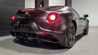 Alfa Romeo 4C Modified  Cold Start Up and Idle [upl. by Tallula]