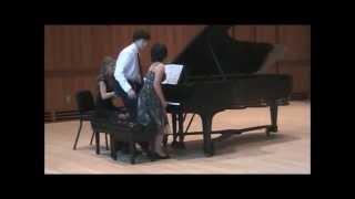 Poulenc Sonata 4 Hands Curtis summerfest 2013 [upl. by Meyers762]