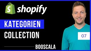 Shopify Collection erstellen Shopify Kategorien erstellen  Unterkategorien und Collection Page [upl. by Amisoc]