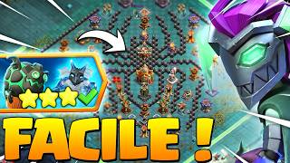 3 Étoiles Faciles sur le Défi CHIENS SANS LAISSE  ⭐ Clash of Clans [upl. by Ferdinanda722]