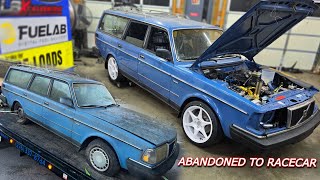 Turning an Abandoned Volvo Wagon into a Proper built Drift Car  Deadline Day [upl. by Chatterjee56]