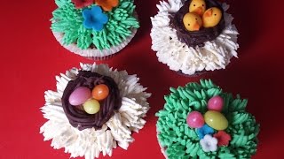 Cupcakes  festliches zu Ostern oder zum Frühlingsanfang [upl. by Nav]