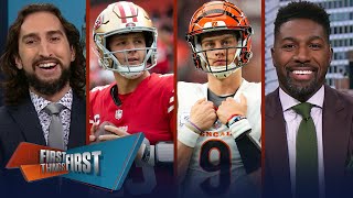 49ers suffer 3rd consecutive loss amp Are Bengals the real deal in AFC  NFL  FIRST THINGS FIRST [upl. by Blackwell]