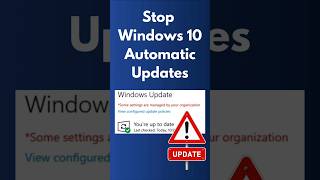 PERMANENTLY Stop Windows 10 Automatic Updates [upl. by Aohsoj551]