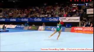 Larisa Iordache  FX AA  2014 Stuttgart DTB World Cup [upl. by Kentiggerma]