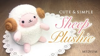 DIY Perfect Sheep Plush Tutorial  Budget Crafting with Amazing Results [upl. by Kcirddehs492]