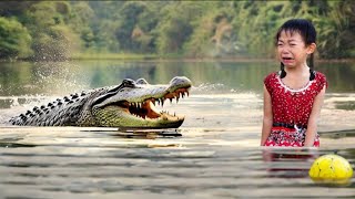 MAN vs CROCODILE 🐊  Crocodile attack girl in water 😭  water King crocodile  spoof in Hindi [upl. by Stew]