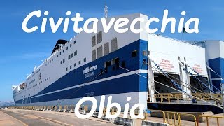 Civitavecchia to Olbia ferry trip on MS Athara [upl. by Sternlight]