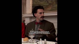 Borat Hilarious Dinner Scene  Calls Man Retard [upl. by Nawed]