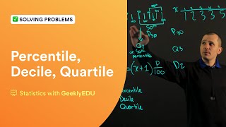 How to Find Percentile Decile amp Quartile  GeeklyEDU Statistics [upl. by Friedrick]