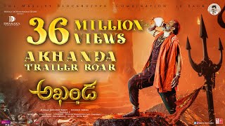 Akhanda Trailer Roar  Nandamuri Balakrishna  Boyapati Srinu  Thaman S  Dwaraka Creations [upl. by Cort]