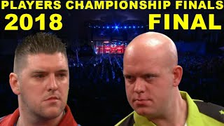 Gurney V van Gerwen FINAL 2018 Players Championship Finals [upl. by Barta]