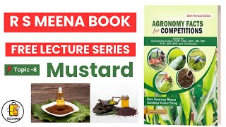 R S Meena  RapeseedMustard  Agronomy Facts For Competitions  Lecture 3  RapeseedMustard [upl. by Abrams673]