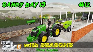 Spreading Slurry Planting Maize Making Silage Bales Contracts Sandy Bay 19  FS19 TimeLapse 12 [upl. by Atiras]