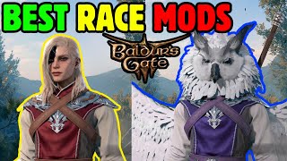 Best RACE amp SUBRACE MODS Baldurs Gate 3 Mod Manager [upl. by Bajaj675]