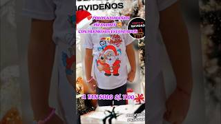 ¡POLOS NAVIDEÑOS INFANTILES 🎄🎁 dacostamayorista [upl. by Akkahs]