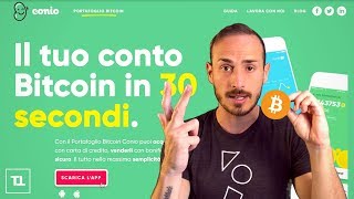 Dove comprare Bitcoin Conio [upl. by Maffei]