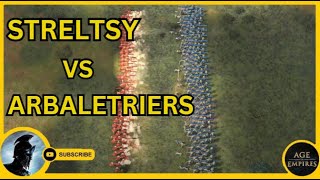 AOE 4 Who Wins l 133 Streltsy vs 200 Arbaletriers [upl. by Orth]