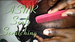 ASMR SCALPSCRATCHINGDANDRUFF REMOVALFLAKES OFFSCALP OILINGasmr scratching dandruffremoval [upl. by Antonina464]