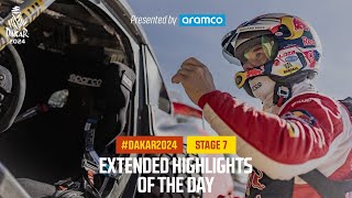 Extended highlights of Stage 7 presented by Aramco  Dakar2024 [upl. by Mailand]