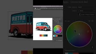 How to Recolor Artwork Fast in Adobe Illustrator illustrator graphicdesign logodesign [upl. by Ringler]