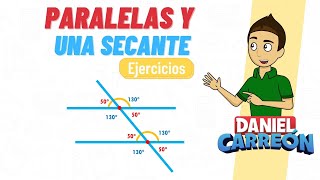 EJERCICIOS DE PARALELAS Y SECANTES Super facil para principiantes [upl. by Armstrong961]