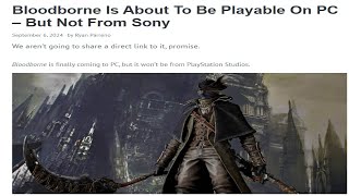 Sony Hates Bloodborne [upl. by Jaban435]