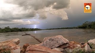 Lightning and nature show  Wet season storm  the Kimberley Western Australia [upl. by Mall]