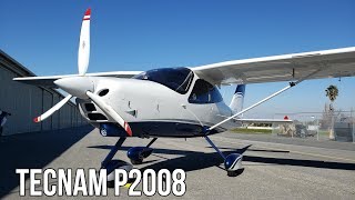 Tecnam P2008 Is One Of The Sexiest Sport Planes In The World [upl. by Abehsat]